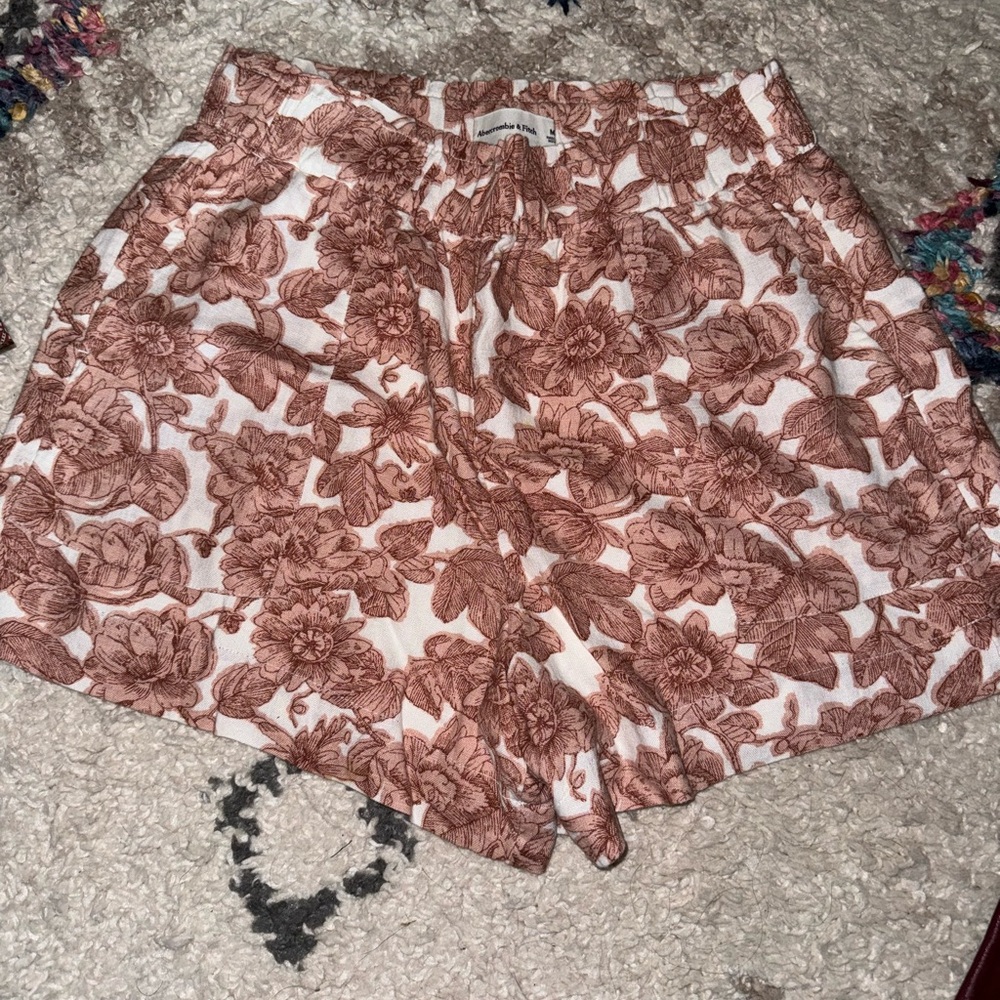 A&F Floral Lined Shorts
